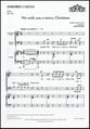 We Wish You a Merry Christmas SATB choral sheet music cover